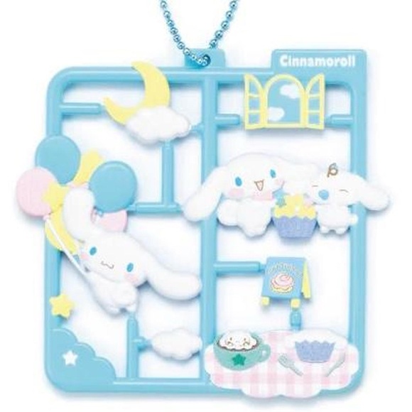 Cinnamoroll Plat Model Style Key Chain 3-Inch Collectible - Picture 1 of 8